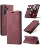 CaseMe 013 Samsung Galaxy A55 Hoesje Book Case met Standaard Rood