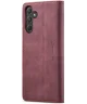 CaseMe 013 Samsung Galaxy A55 Hoesje Book Case met Standaard Rood