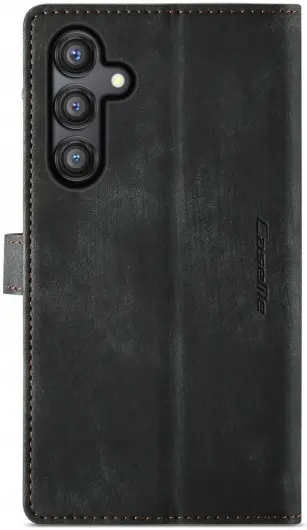CaseMe C30 Samsung Galaxy A55 Hoesje Pasjeshouder Book Case Zwart afbeelding 6