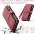 CaseMe C30 Samsung Galaxy A55 Hoesje Pasjeshouder Book Case Rood afbeelding 3