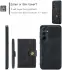 CaseMe JH-01 Samsung Galaxy A35 Hoesje Magnetische Kaarthouder Zwart afbeelding 6