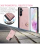 CaseMe JH-01 Samsung Galaxy A35 Hoesje Magnetische Kaarthouder Roze