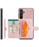 CaseMe JH-01 Samsung Galaxy A35 Hoesje Magnetische Kaarthouder Roze