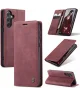 CaseMe 013 Samsung Galaxy A35 Hoesje Book Case met Standaard Rood