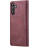 CaseMe 013 Samsung Galaxy A35 Hoesje Book Case met Standaard Rood