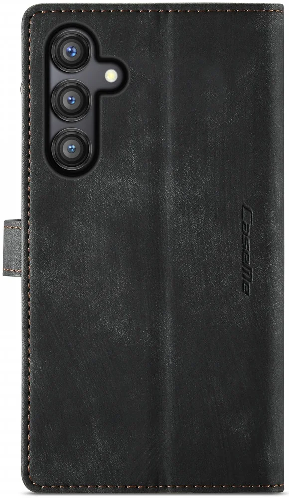 CaseMe C30 Samsung Galaxy A35 Hoesje Pasjeshouder Book Case Zwart afbeelding 6