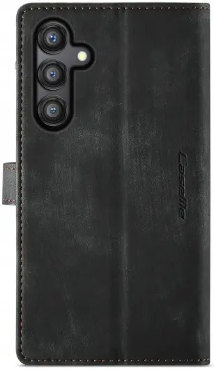 CaseMe C30 Samsung Galaxy A35 Hoesje Pasjeshouder Book Case Zwart afbeelding 6