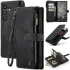 CaseMe C30 Samsung Galaxy A35 Hoesje Pasjeshouder Book Case Zwart afbeelding 2
