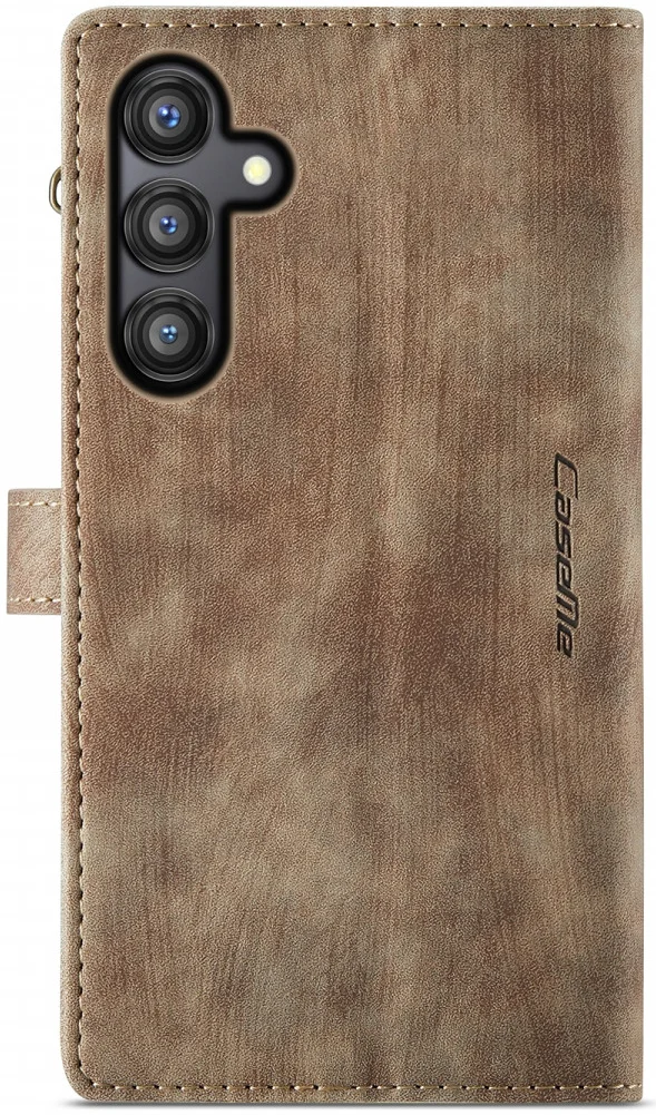 CaseMe C30 Samsung Galaxy A35 Hoesje Pasjeshouder Book Case Bruin afbeelding 6