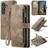 CaseMe C30 Samsung Galaxy A35 Hoesje Pasjeshouder Book Case Bruin afbeelding 2
