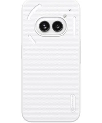 Nillkin Super Frosted Shield Nothing Phone (2a) / (2a) Plus Hoesje Wit