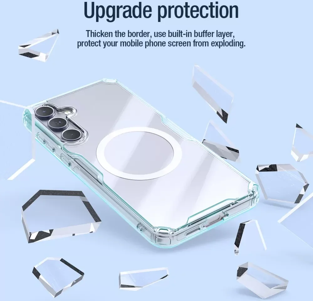 Nillkin Nature Pro Samsung Galaxy A55 Hoesje MagSafe Back Cover Wit afbeelding 4