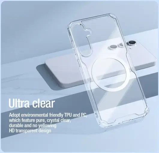 Nillkin Nature Pro Samsung Galaxy A55 Hoesje MagSafe Back Cover Wit afbeelding 6
