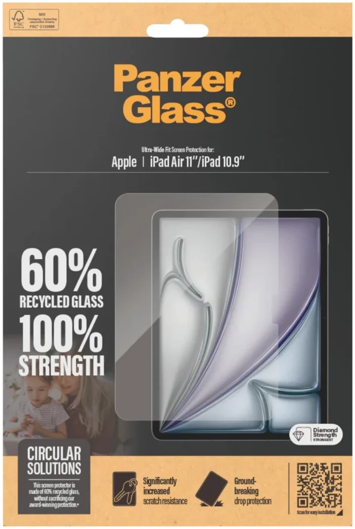 PanzerGlass Ultra-Wide iPad Air 11/10.9 (2022)/11 (2025) Screen Protector afbeelding 3