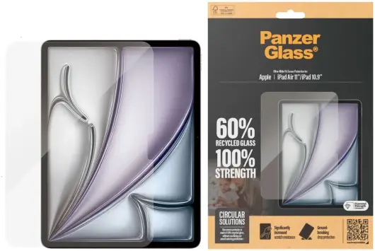 PanzerGlass Ultra-Wide iPad Air 11/10.9 (2022)/11 (2025) Screen Protector afbeelding 1