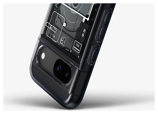 Spigen Ultra Hybrid Google Pixel 8a Hoesje Back Cover Zero One Zwart afbeelding 9