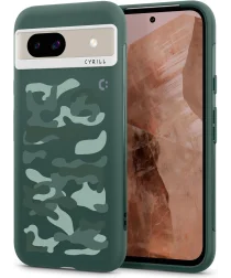 Spigen Cyrill Ultra Color Google Pixel 8a Hoesje Back Cover Camo Groen