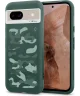 Spigen Cyrill Ultra Color Google Pixel 8a Hoesje Back Cover Camo Groen