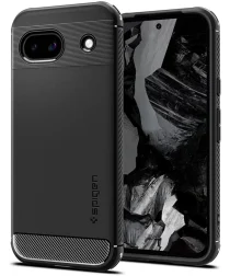 Spigen Rugged Armor Google Pixel 8a Hoesje Back Cover Zwart