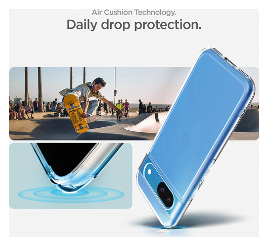 Spigen Ultra Hybrid Google Pixel 8a Hoesje Back Cover Transparant afbeelding 4