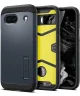 Spigen Tough Armor Google Pixel 8a Hoesje Back Cover Metal Slate