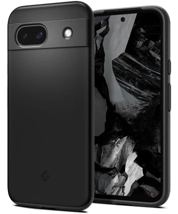 Spigen Thin Fit Google Pixel 8a Hoesje Back Cover Zwart Hoesjes