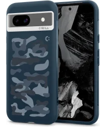 Spigen Cyrill Ultra Color Google Pixel 8a Hoesje Back Cover Camo Blauw