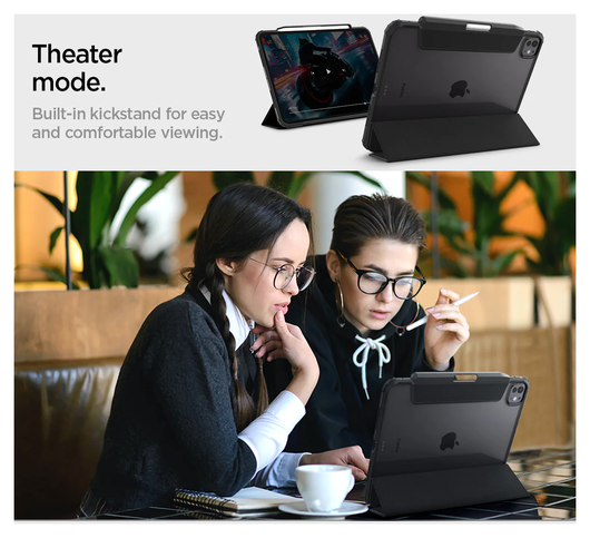 Spigen Ultra Hybrid Pro iPad Pro 13 (2024/2025) Hoes Book Case Zwart afbeelding 6