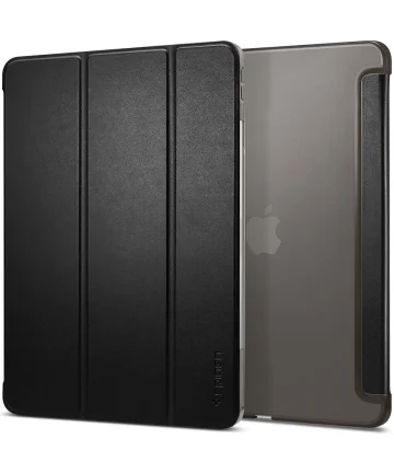 Spigen Smart Fold Apple iPad Pro 13 (2024) Hoes Book Case Tri-Fold Zwart Hoesjes