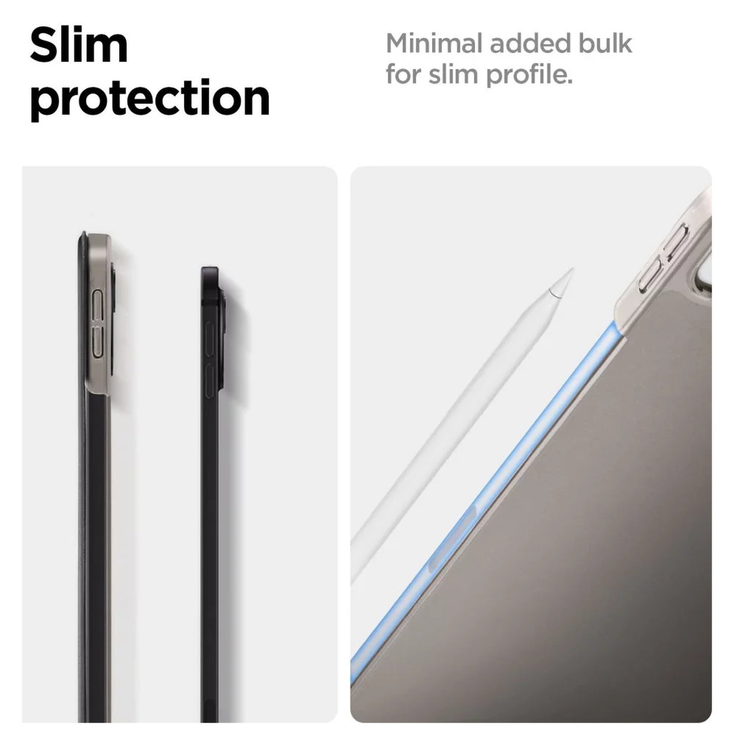 Spigen Smart Fold Apple iPad Pro 13 (2024) Hoes Book Case Tri-Fold Zwart afbeelding 7