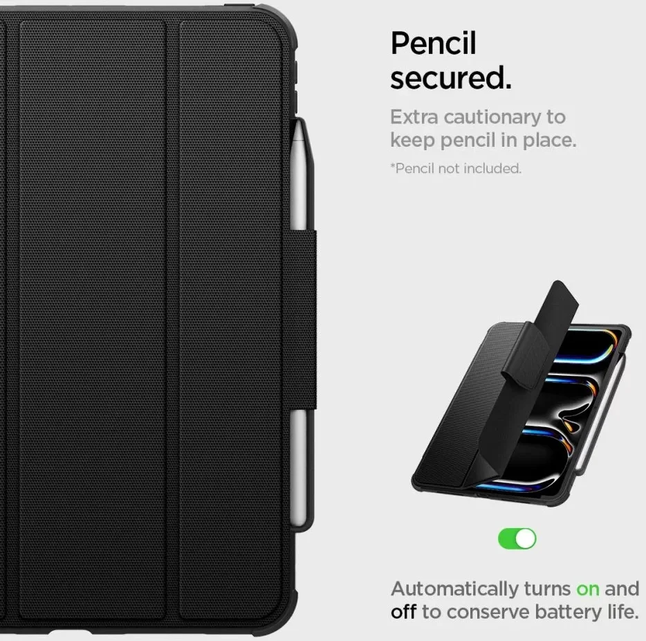 Spigen Rugged Armor Pro Apple iPad Pro 11 (2024) Hoes Zwart afbeelding 4