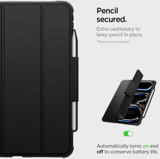 Spigen Rugged Armor Pro Apple iPad Pro 11 (2024) Hoes Zwart afbeelding 4