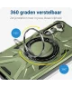 Samsung Galaxy A55 Hoesje MagSafe Magnetische Ring Stand Groen