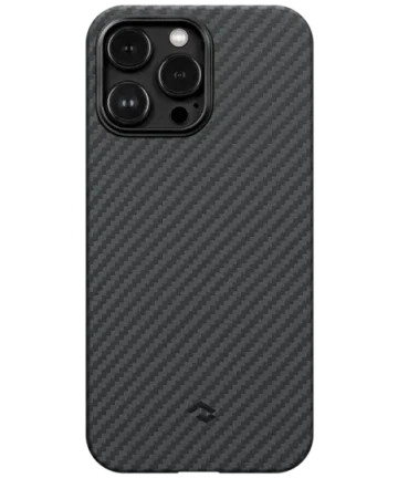 PITAKA MagEZ 3 iPhone 14 Pro Max Hoesje 1.500D Ultra Dun MagSafe Zwart Hoesjes