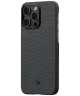 PITAKA MagEZ 3 iPhone 14 Pro Max Hoesje 1.500D Ultra Dun MagSafe Zwart