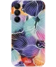 MIO MagSafe Samsung Galaxy A15 Hoesje Hard Shell Cover Flowers