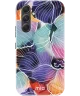 MIO MagSafe Samsung Galaxy A54 Hoesje Hard Shell Cover Flowers