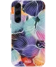 MIO MagSafe Samsung Galaxy A55 Hoesje Hard Shell Cover Flowers