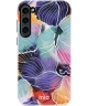 MIO MagSafe Samsung Galaxy S23 Hoesje Hard Shell Cover Flowers