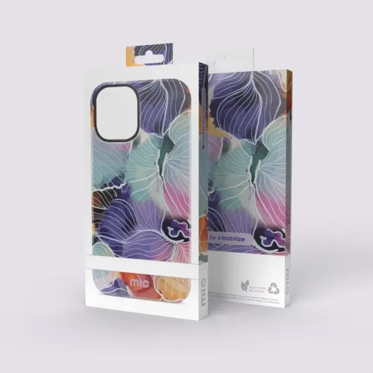 MIO MagSafe Samsung Galaxy S23 FE Hoesje Hard Shell Cover Flowers afbeelding 10