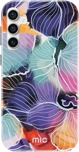 MIO MagSafe Samsung Galaxy S23 FE Hoesje Hard Shell Cover Flowers afbeelding 1