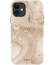 MIO MagSafe Apple iPhone 11 / XR Hoesje Hard Shell Cover Gold Marble