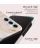 MIO MagSafe Samsung Galaxy A25 Hoesje Hard Shell Cover Gold Marble