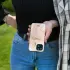 MIO MagSafe Samsung Galaxy A34 Hoesje Hard Shell Cover Gold Marble afbeelding 8