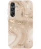 MIO MagSafe Samsung Galaxy S24 Hoesje Hard Shell Cover Gold Marble