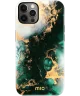 MIO MagSafe Apple iPhone 12 / 12 Pro Hoesje Hard Shell Green Marble