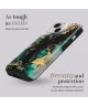 MIO MagSafe Apple iPhone 14 Pro Hoesje Hard Shell Cover Green Marble