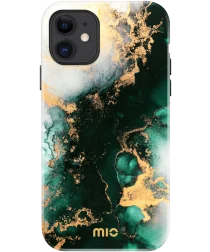 MIO MagSafe Apple iPhone 11 / XR Hoesje Hard Shell Cover Green Marble