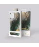 MIO MagSafe Samsung Galaxy A14 Hoesje Hard Shell Cover Green Marble