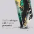 MIO MagSafe Samsung Galaxy S23 Hoesje Hard Shell Cover Green Marble afbeelding 7
